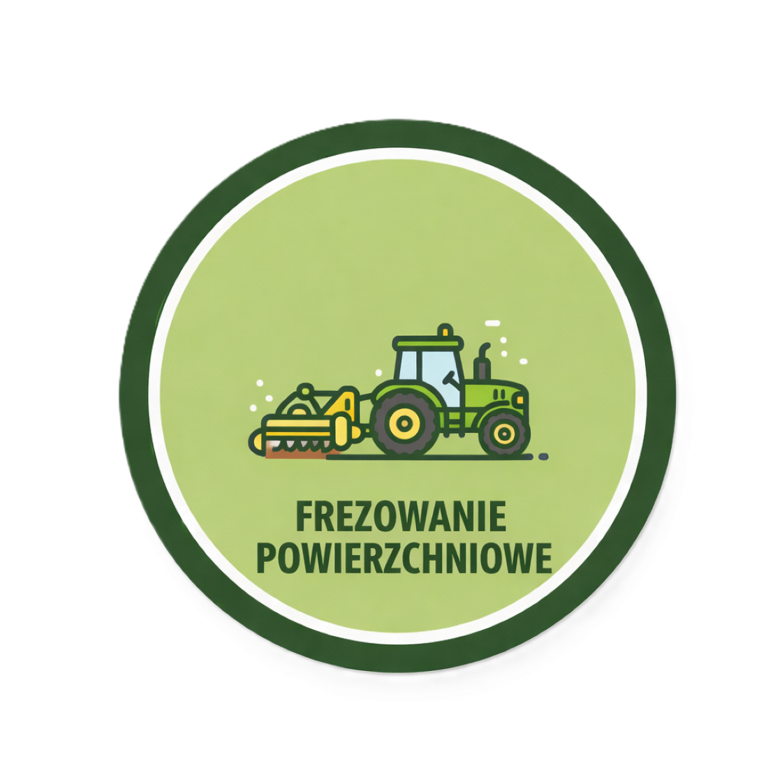 mulczer leśny czyszczenie działek ikona frezowanie powierzchniowe